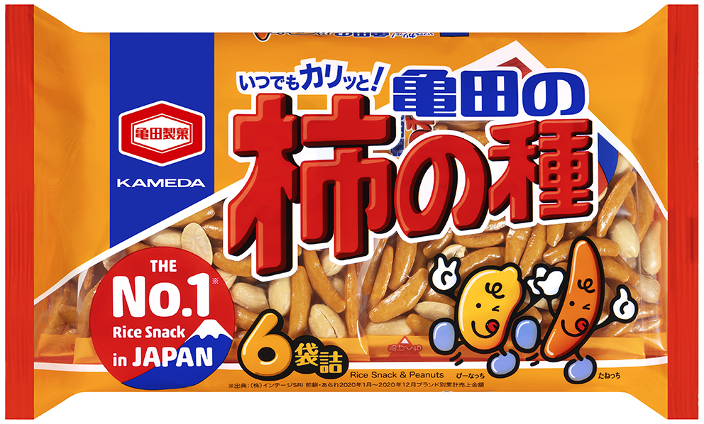 180g 亀田の柿の種 6袋詰 | よめるネット